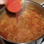 Harira zupa marokańska z mięsem i warzywami