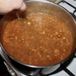 Harira zupa marokańska z mięsem i warzywami