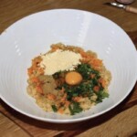 przygotowanie masy na Kotlety z soczewicy czerwonej marchewki i imbiru