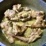 Królik w oliwie duszony