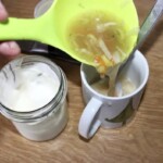 zabielanie śmietaną krupniku na cielęcinie