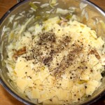 Łazanki z kapustą i pieczarkami