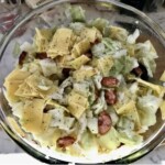 Łazanki z kiełbasą i białą słodką kapustą