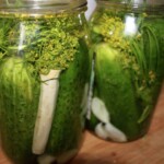 Ogórki kiszone domowe w słoikach