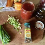 składniki dno przygotowania sosu pomidorowego