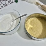 Placek jogurtowy z kruchym ciastem