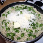 Risotto ze szparagami na białym winie