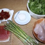 Roladki drobiowe z szynką szparagami i mozzarellą składniki