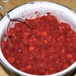 Roster truskawkowy przygotowanie w garnku