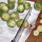 oczyszczanie główek brukselki