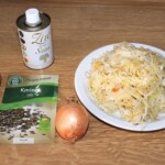 kapusta kiszona, kminek, oliwa w puszce