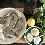 Szaszłyki z krewetek przystawka z grilla