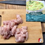 pierś z kurczaka pokrojone w niedużą kostkę