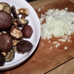 świeże podgrzybki w dużej misce