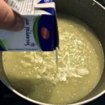Zupa krem z pora w garnku
