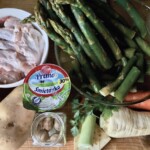 Zupa szparagowa na wywarze drobiowym składniki