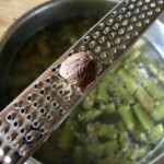 gałka muszkatołowa na tarce