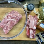 Mielonka w słoiku domowa konserwa składniki do przygotowania