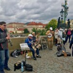 na moście Karola w Pradze