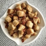 Grzanki do zupy na boczku