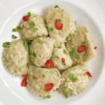 Pierogi z dorszem i speckiem