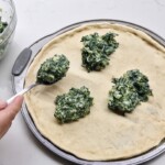 tarta wegetariańska w trakcie przygotowania