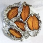 Bataty pieczone z masłem czosnkowym