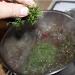 Botwinka wiosenna zupa z młodych buraków