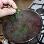 Botwinka wiosenna zupa z młodych buraków