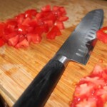 pokrojone w kostkę pomidory