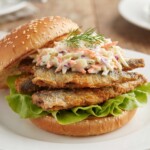 burger ze śledziem bałtyckim