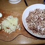 farsz pieczarkowy do pierogów empanadas