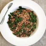 Kasza gryczana z jarmużem