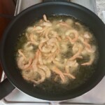 Krewetki koktajlowe smażone na oliwie