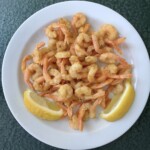 Krewetki koktajlowe smażone na oliwie