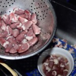 serca drobiowe w trakcie oczyszczania