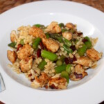 Kurczak ze szparagami i szynką szwarcwaldzką