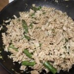 Makaron razowy z tuńczykiem i szparagami