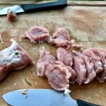 polędwica wieprzowa krojona w plastry