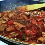 Makaron z tofu z imbirem na sposób chiński