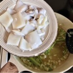 mątwa pokrojona w małe kawałki