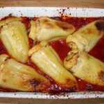 Papryka faszerowana kurczakiem i kaszą jaglaną