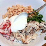 Pasta z makreli białej fasolki i twarogu