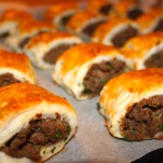 Paszteciki mięsne w cieście francuskim