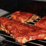 Pieczone żeberka wieprzowe w glazurze BBQ