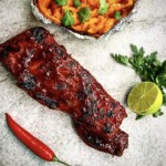 Pieczone żeberka wieprzowe w glazurze BBQ