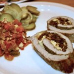 Polędwiczka faszerowana grzybami oraz serem