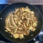 grzyby leśne duszone