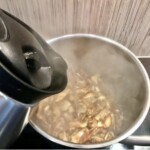 grzyby leśne duszone