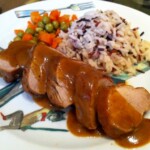 Polędwiczki w miodzie pitnym z musztardą